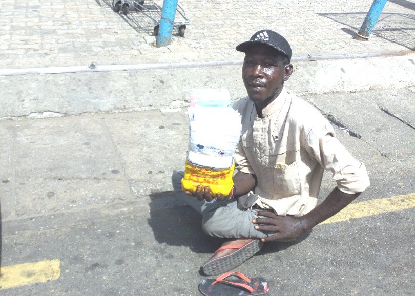 Meet the Shoprite beggar with a difference